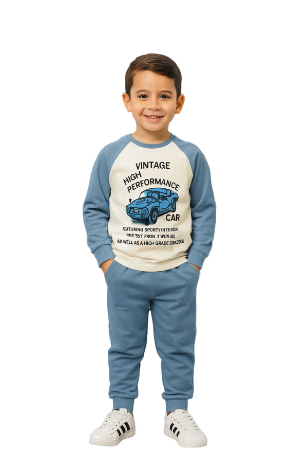 Warm Cotton Jersey Track Suit