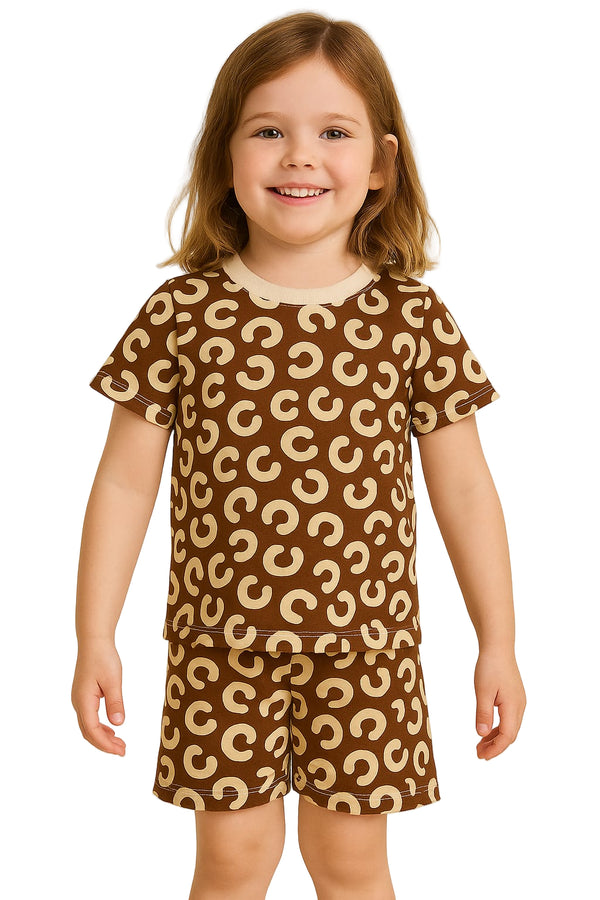 Girls and Boys T-shirt and Shorts set