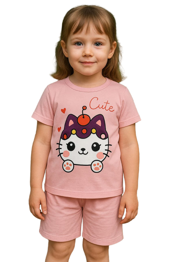 Girls T-shirt and Shorts set