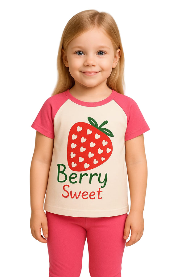 Girls T-shirt and Trouser set